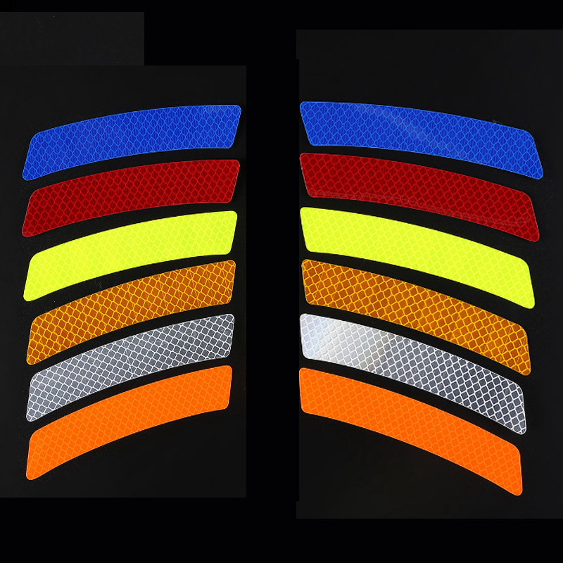 24寸成人自行车轮毂反光贴纸单车头盔安全警示贴纸轮圈防护条车贴