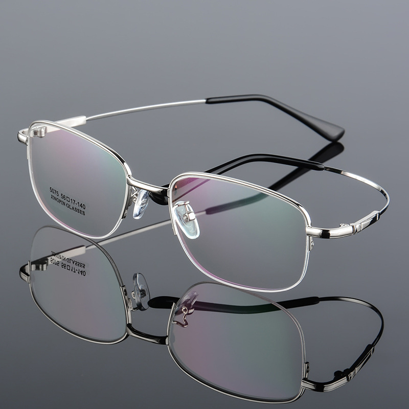 New Memory Metal Titanium Eyeglass Frames, Nearsighted Glasses Frames, Wholesale from Manufacturer 5075 New Memory Metal Titanium Eyeglass Frames, Nearsighted Glasses Frames, Wholesale from Manufacturer 5075