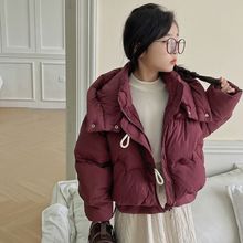 女童冬季2024新款儿童装加绒棉服时髦加厚棉衣宝宝小女孩冬款外套