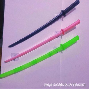 Cos Throwing Knife Long Sword Stress Relief Prank Model Toy in Stock Tiktok Trending 3D Gravity Retractable Samurai Sword