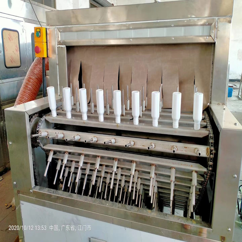 玻璃瓶高压喷淋清洗烘干机 恒泰酱料瓶洗瓶机