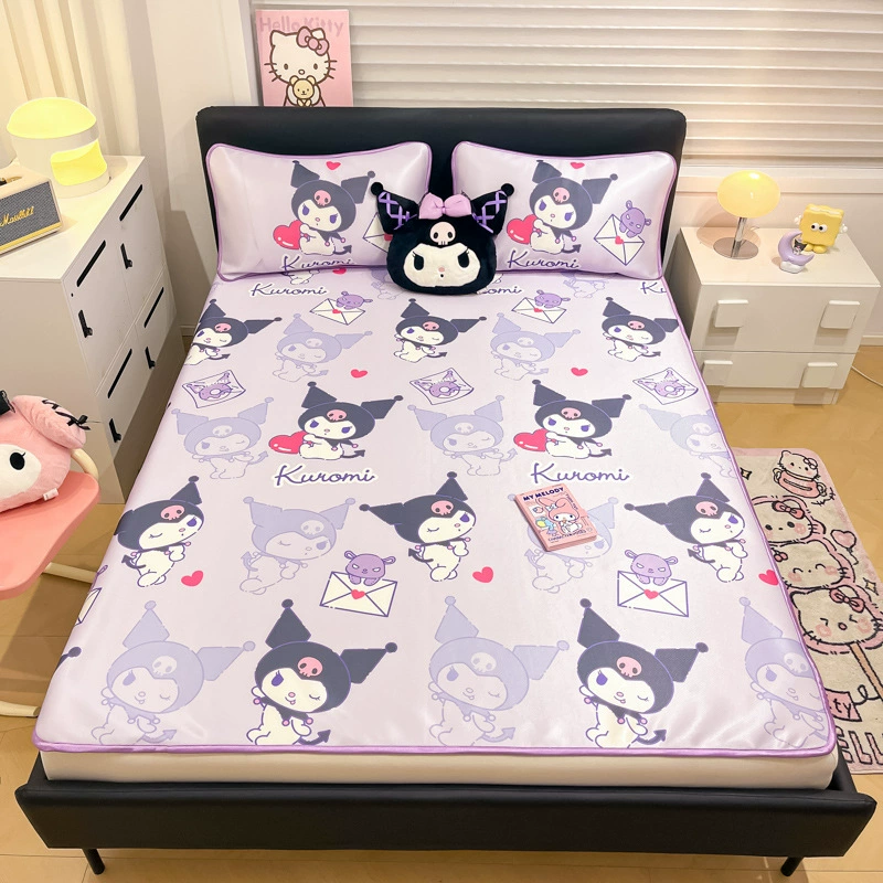 Sanrio, шелковистый мат, летний комплект, детский лист, набор из 3 шт.