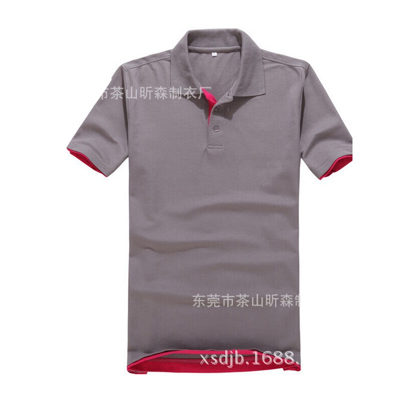 厂家直接供应企业订制工服厂服工作服夏装t恤衫短袖 可绣logo