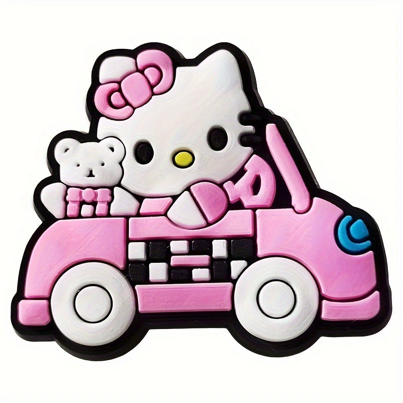 Hello kitty, обувь, пляжная обувь, аксессуар, съемная пряжка обуви ПВХ