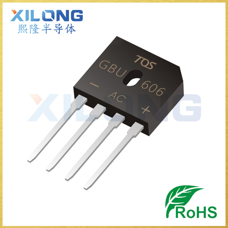 GBU606 四川桥堆工厂 6A 600V 整流桥堆 高品质 足参数 现货销售!
