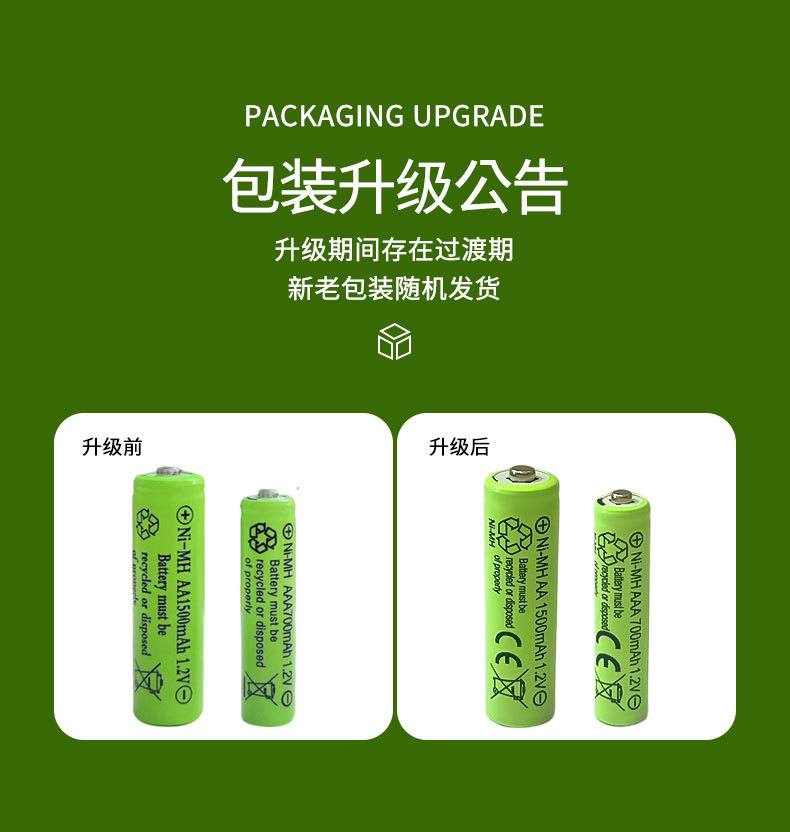 Huabo Ni-Mh Rechargeable Batteries, Children's Toy Batteries, Razor Batteries, Microphone Batteries, Blood Pressure Monitor Batteries, Remote Control Batteries