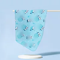 Обработка изготовленных на заказ хлопковых подгузников для кормления, детских дышащих двусторонних подгузников, водонепроницаемых и моющихся матрасов