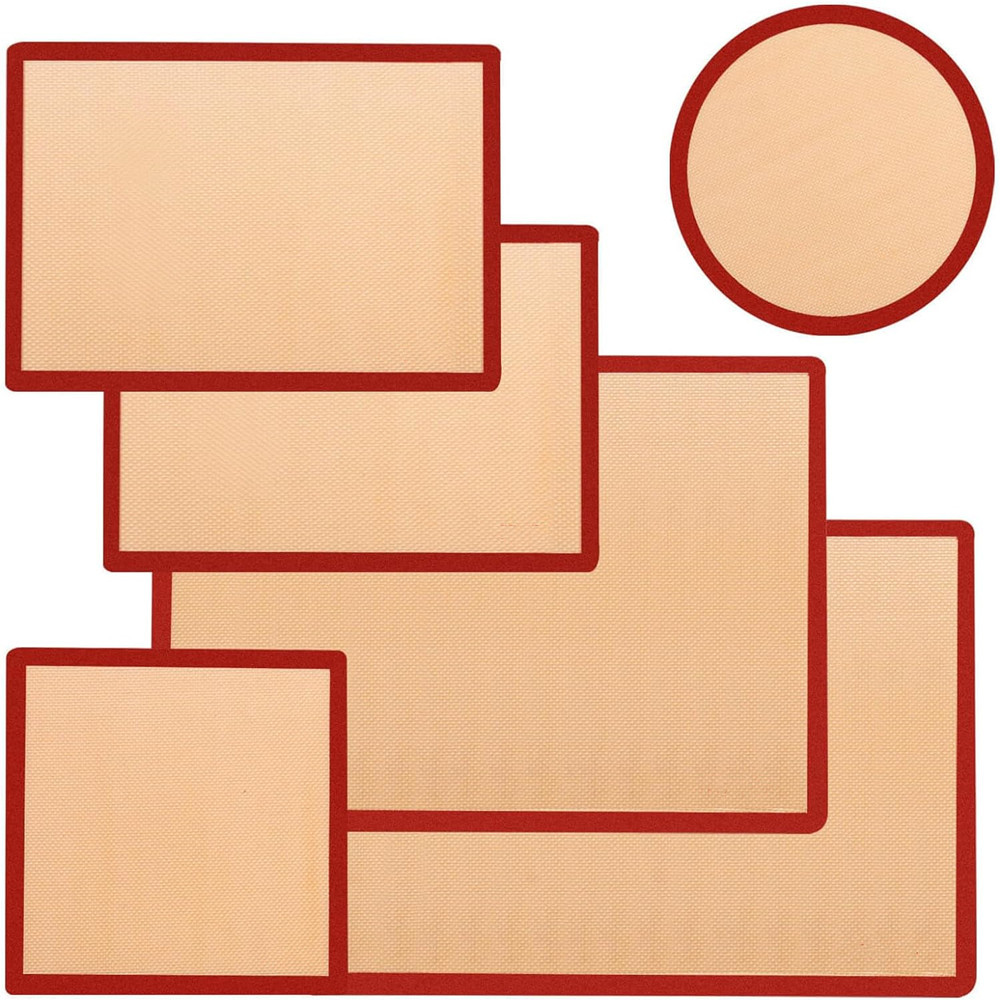 Alas de pollo Horno de carne estera de silicona para hornear fácil de limpiar estera de laminación antiadherente para hornear pastel galleta estera de silicona para hornear