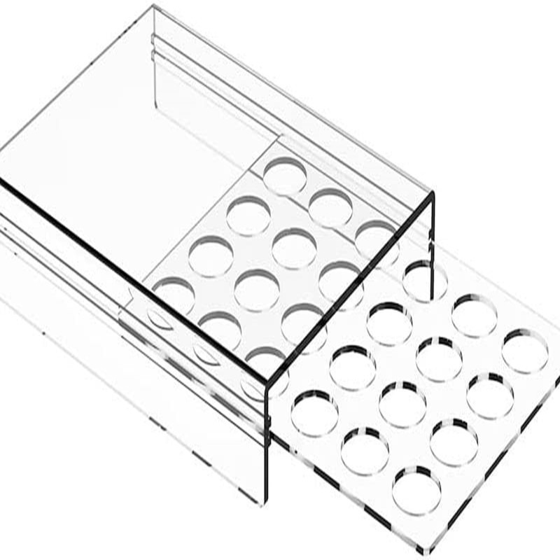 厂家加工制造高透明亚克力咖啡囊收纳盒商店咖啡店有机玻璃陈列架