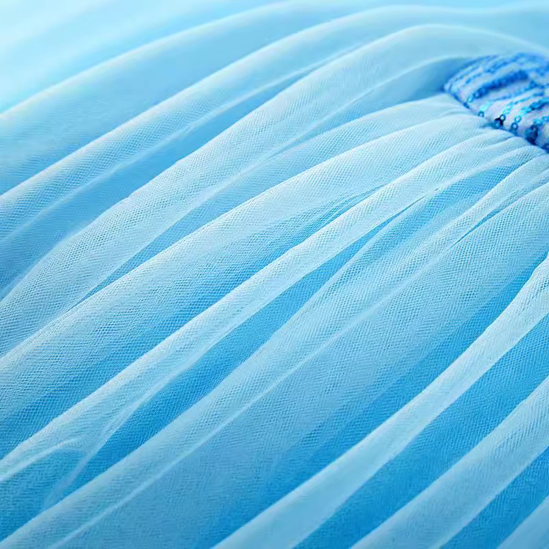 Vestido de princesa congelada Elsa de comercio exterior vestido de niña Elsa traje de Navidad para niños