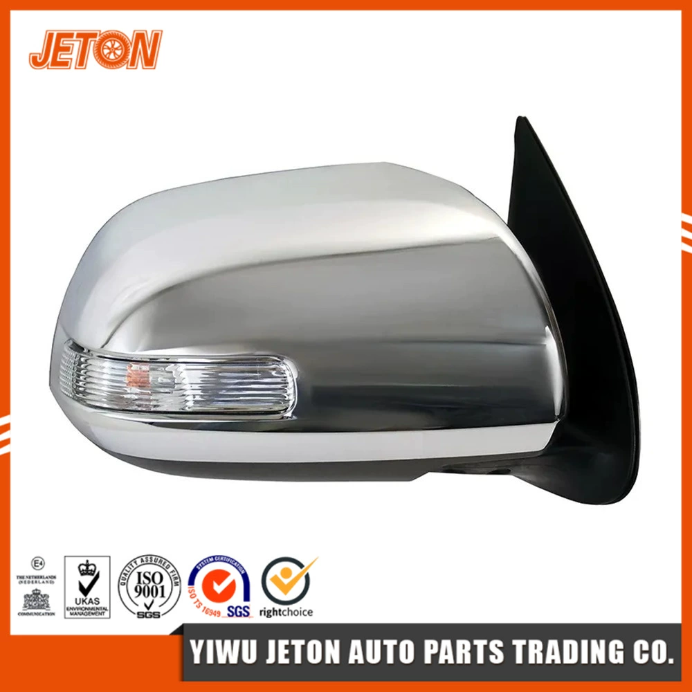 Подходит для моделей Toyota HILUX VIGO 2011-2014, зеркало заднего вида в сборе, гальванизированное, пятипроводное, с подсветкой.