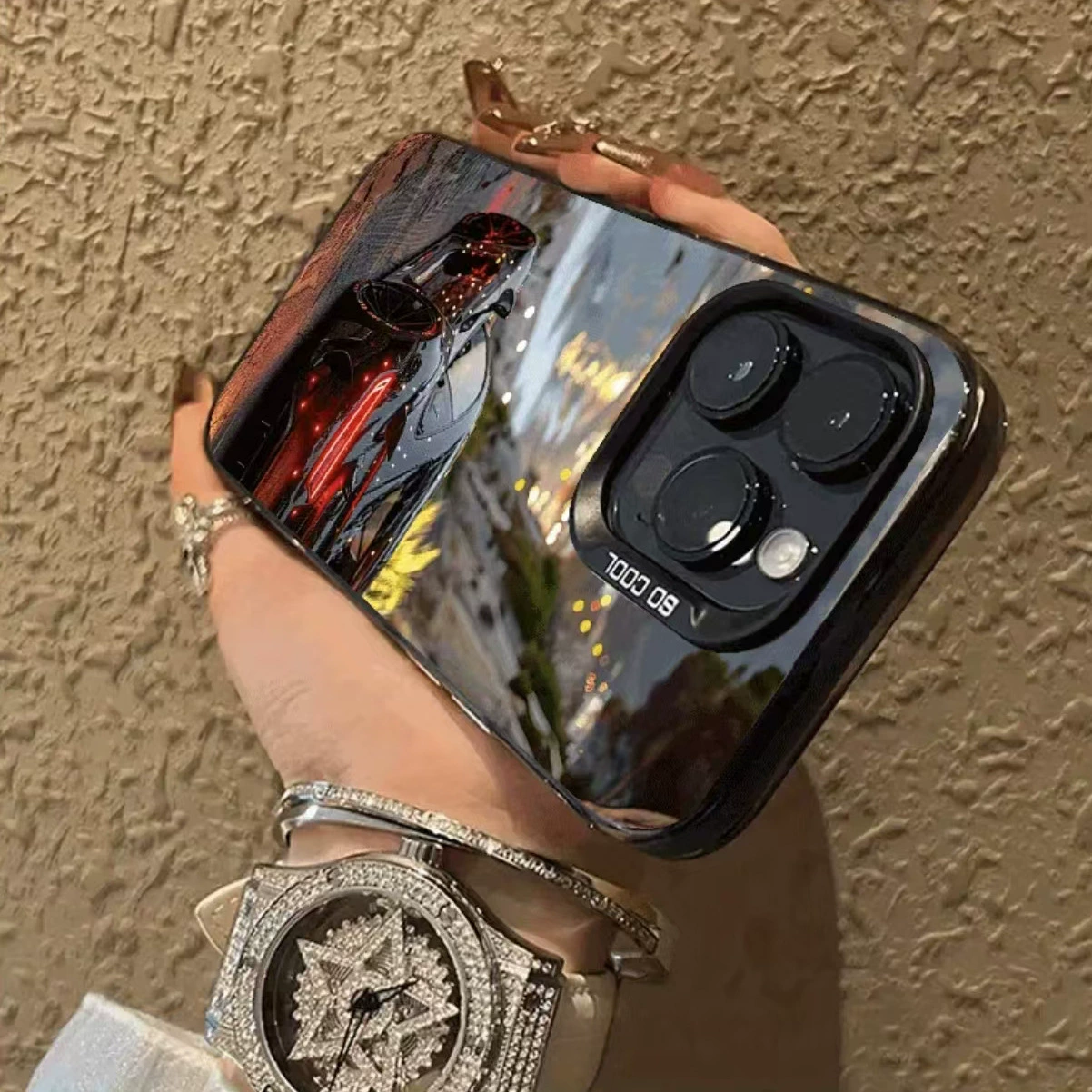 [Ан Apple, совместимый суперкар, iPhone16, iPhone14 Pro, чехол для телефона, (посредничество между границами), 15/14, 15promax, 12]