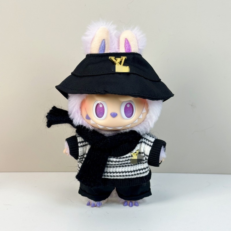 仅衣服适用labubu娃衣坐坐派对一二三代拉布布衣服服装套装等周边|undefined