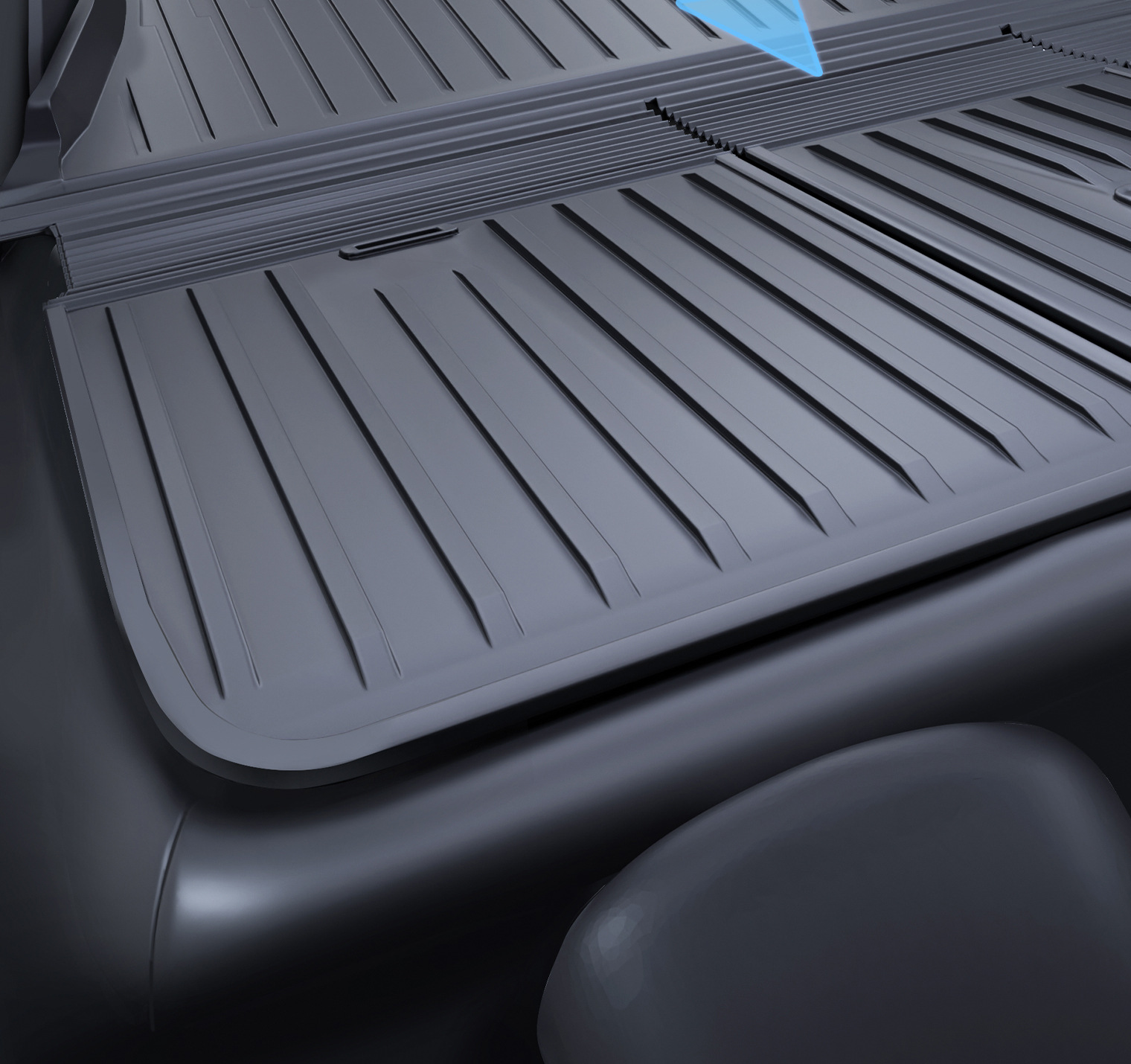 Suitable for the New Version of Tesla Model Y Trunk Mat Tpe Front and Rear Trunk Mat Modified Interior Accessories Wholesale