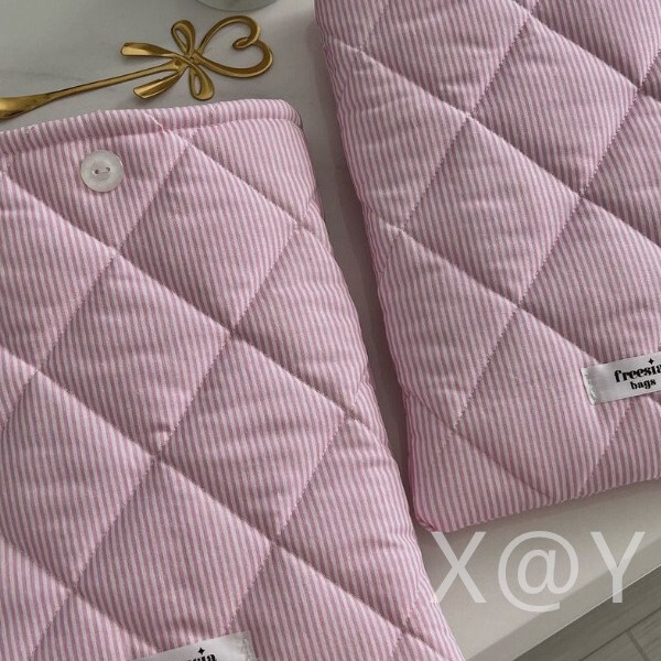 Cross-border ins wind tablet inner bag love stripe design flat protective cover for various models