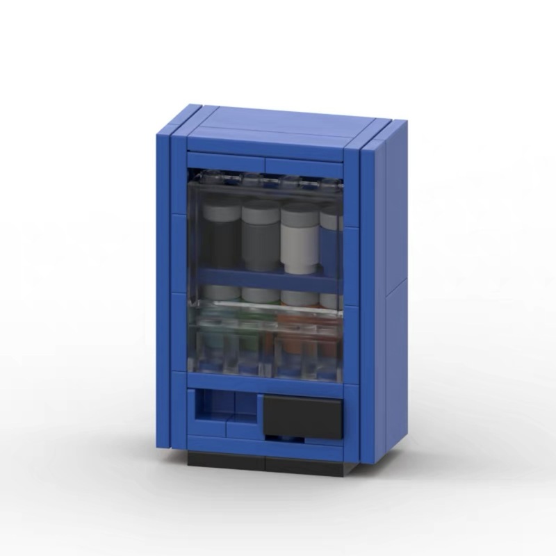 レゴクリエイティブmocストリートビュードリンク自動販売機モデル子供の教育組み立ておもちゃに適しています。|undefined