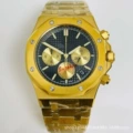 Gold steel black plate