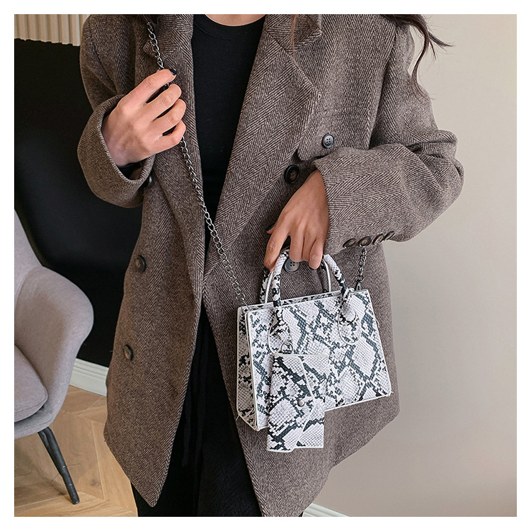 Elegante schlange muster einfache textur handb 2024 neue modische design einzelne schulter crossbody mutter kleine quadratische_voghion.com