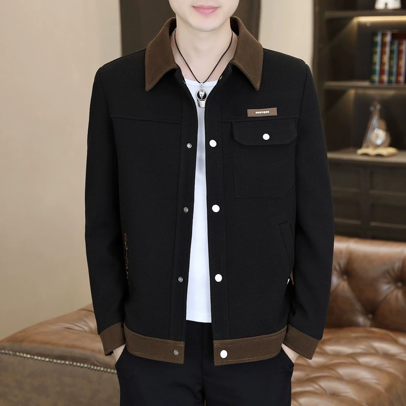 Теплая элитная демисезонная универсальная куртка, slim fit