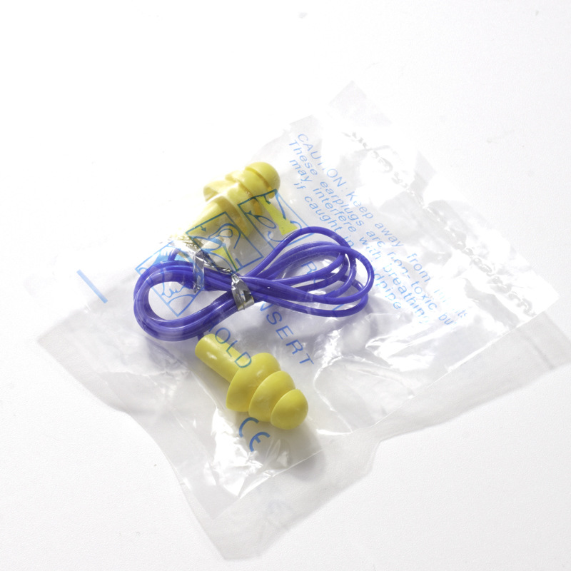 厂家直销 防噪音耳塞 隔音耳塞 防护耳塞 圣诞树硅胶静音耳塞袋装