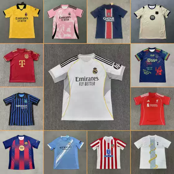 Real Madrid Jersey Barcelona Arsenal Paris Manchester City Chelsea Atletico Ac Inter Dortmund Juventus Bayern Football Jersey