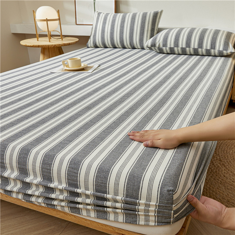 2025 nueva sábana de algodón 100 funda protectora de colchón de algodón 2025 nueva sábana universal todo incluido de cuatro estaciones 3
