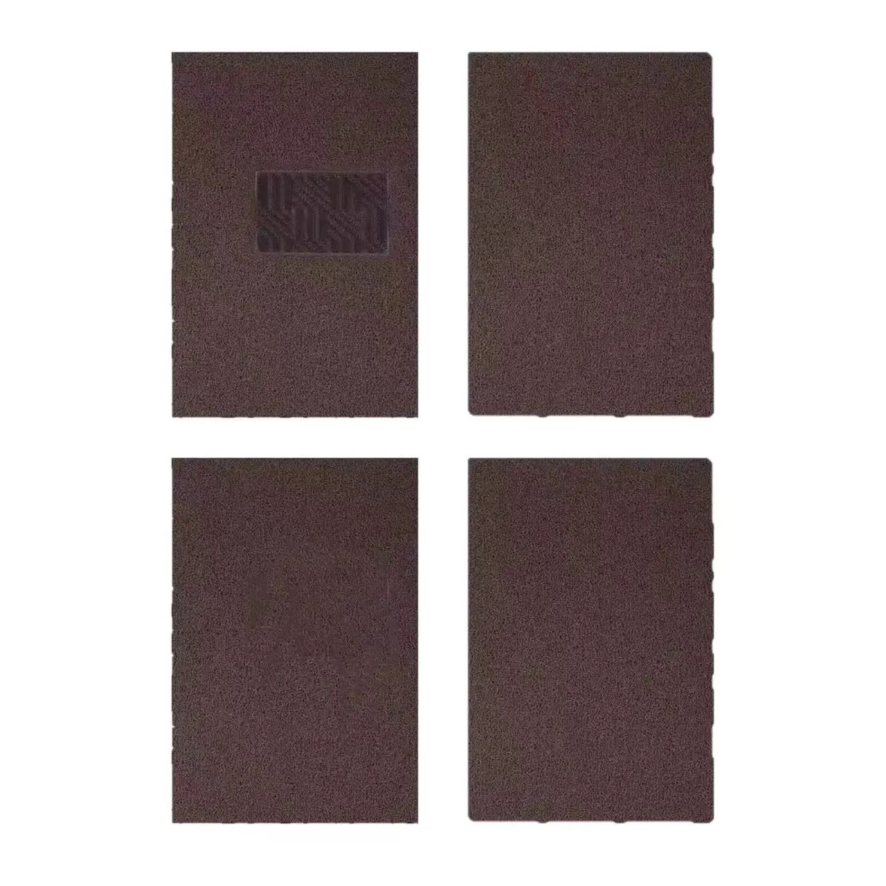 Universal Foot Pad | Universal Floor Mat Universal - coffee-color-four-piece-set-4pcs-5070