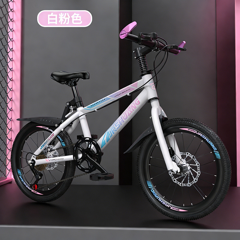 Bicicleta de montaña adolescente niño niña bicicleta amortiguador de freno de goma de cambio de velocidad ligera montar freno sensible image 21