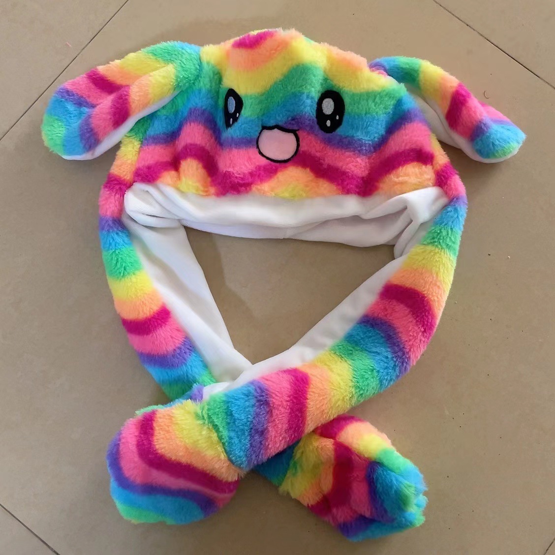 Una variedad de sombreros de vibrato, sombreros de airbag, sombreros de orejas de conejo, pellizcar las orejas se moverá, sombreros luminosos de colores transfronterizos image 11