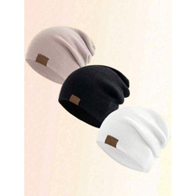 A 26194 Fleece warm knit beanie ���ޱ�ůë��ñ�羳����ͨ