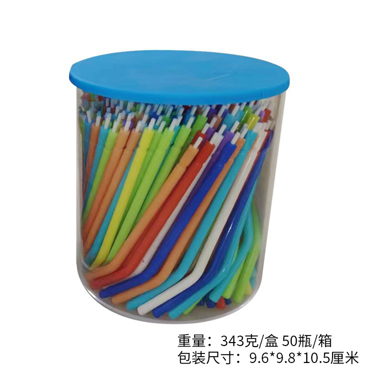 Boquilla de pistola desechable dental al por mayor de tres usos, boquilla de pistola de agua desechable, boquilla de pistola de plástico de color