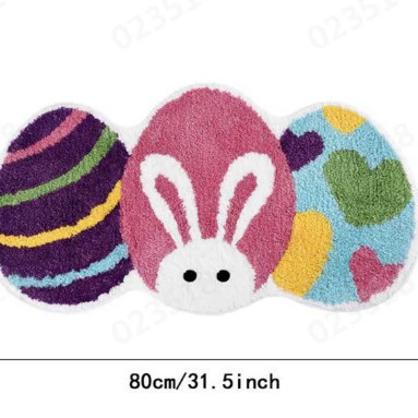 Avtomobil döşəmə paspasları, Material Simple Bathroom Absorbent Non-Slip - three-eggs-4060cm-imitation-cashmere