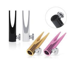 Cylindrical metal pencil sharpener Wooden eyebrow pencil metal pencil sharpener double-sided U-shaped slot eyebrow pencil sharpening tool