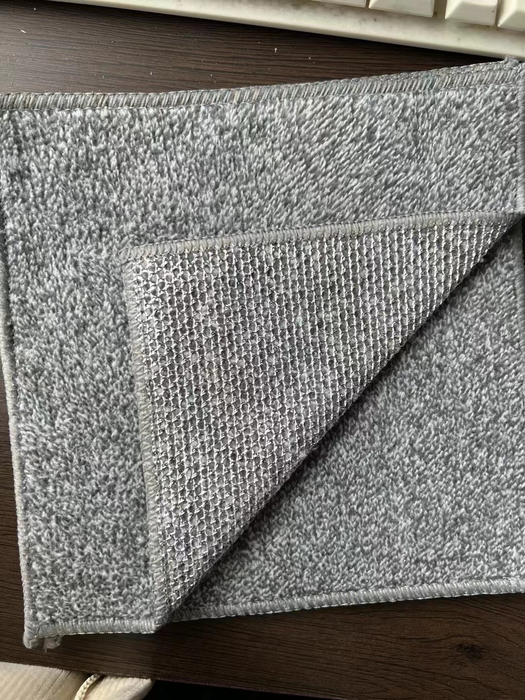 Alambre de acero paño plato reemplazar bola de acero paño de limpieza del hogar malla antiadherente aceite trapo cocina plato olla de lavado