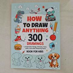 现货！how to draw anything 画任何东西的儿童填色画本奇妙画本