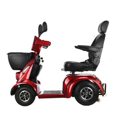 Electric four-wheeled vehicle, manually operated, with automatic Qatlanan elektrik velosipedlər