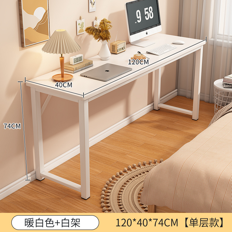 Escritorio chica dormitorio mesita de noche rectangular simple casa de alquiler escritorio blanco simple escritorio de la computadora