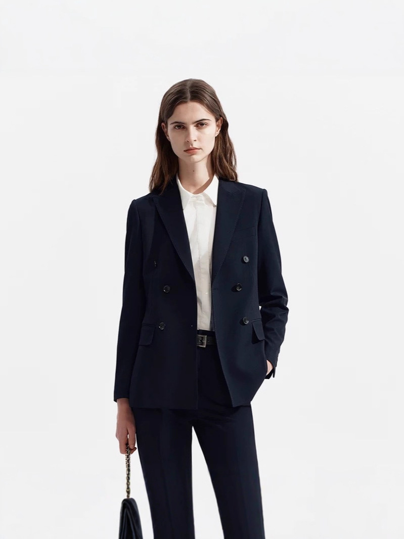 Qadın üçün slim kəsəmli casual blazer, 2025 model