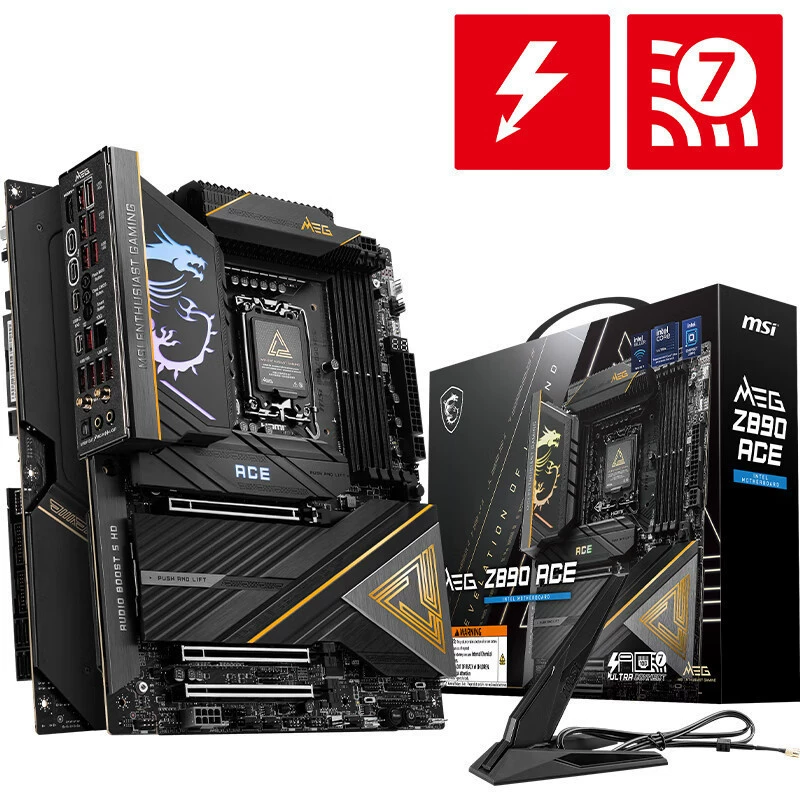 Материнская плата MSI MEG Z890 ACE God of War для настольного ПК ATX, совместима с процессорами 285K/265K/265KF