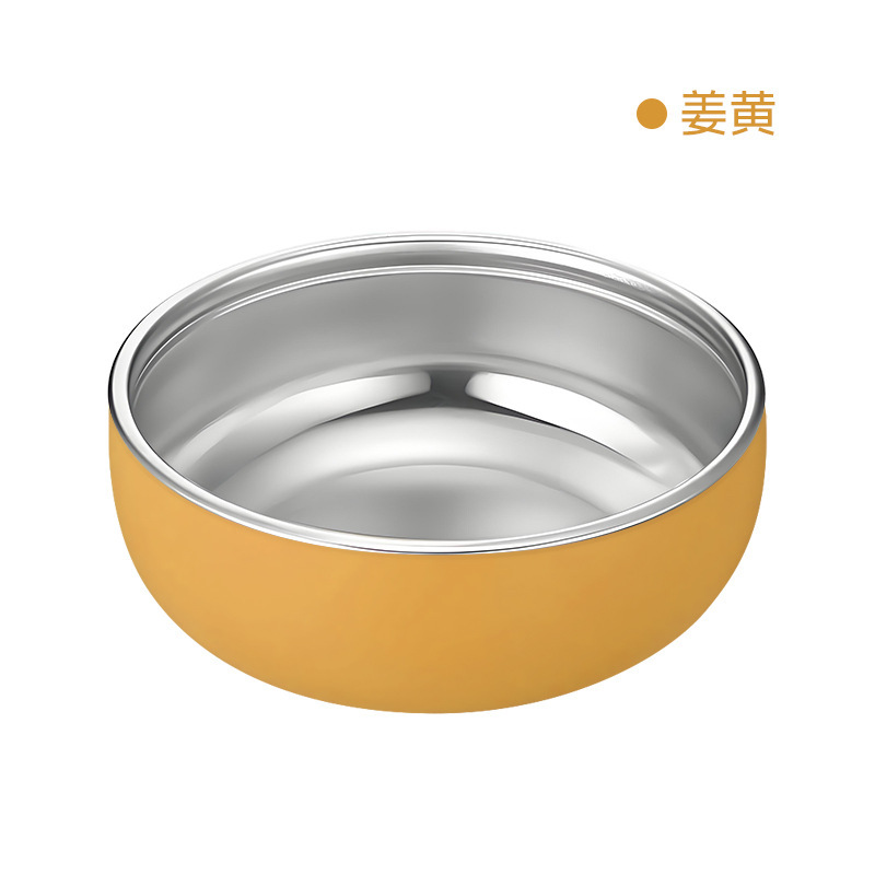 新しいシリコーンステンレス鋼ラウンドボウル子供用食器火傷防止授乳食器赤ちゃん特別な高価値工場卸売|undefined
