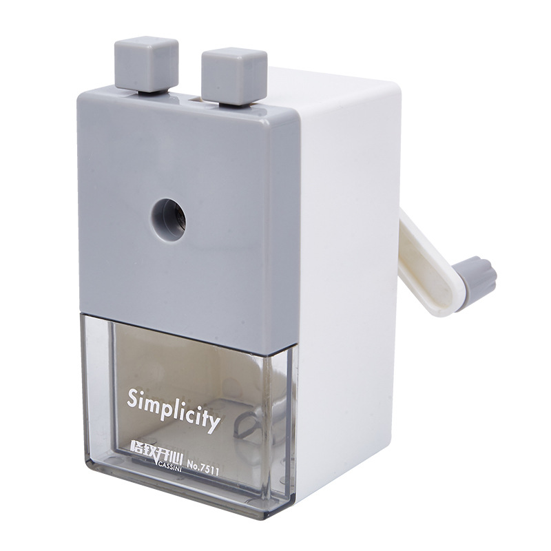 7511 simple cuadrado Sacapuntas de lápiz Morandi Sacapuntas de lápiz de color sacapuntas Sacapuntas de lápiz de mano Sacapuntas de oficina estudiante