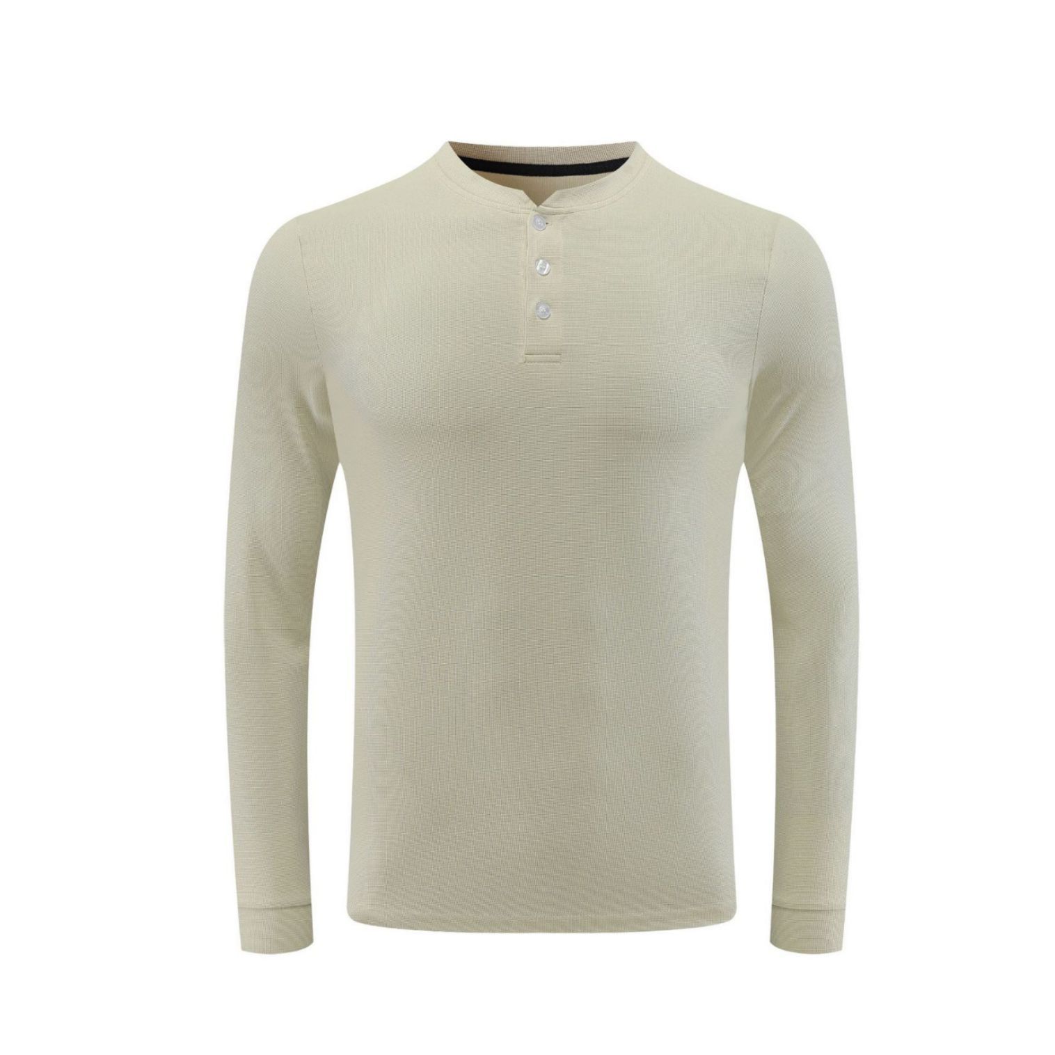 Lulu Otoño e Invierno deportes de los hombres ropa de secado rápido Cuello pequeño running fitness manga larga transfronteriza nueva casual cuello redondo top