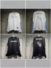 25 Cross-Border Corrected Version Keloxin CH Sanskrit Fashion Sports Jersey Long-Sleeve T-Shirt Unisex for Men and Women, Outsourcing Drop Shipping