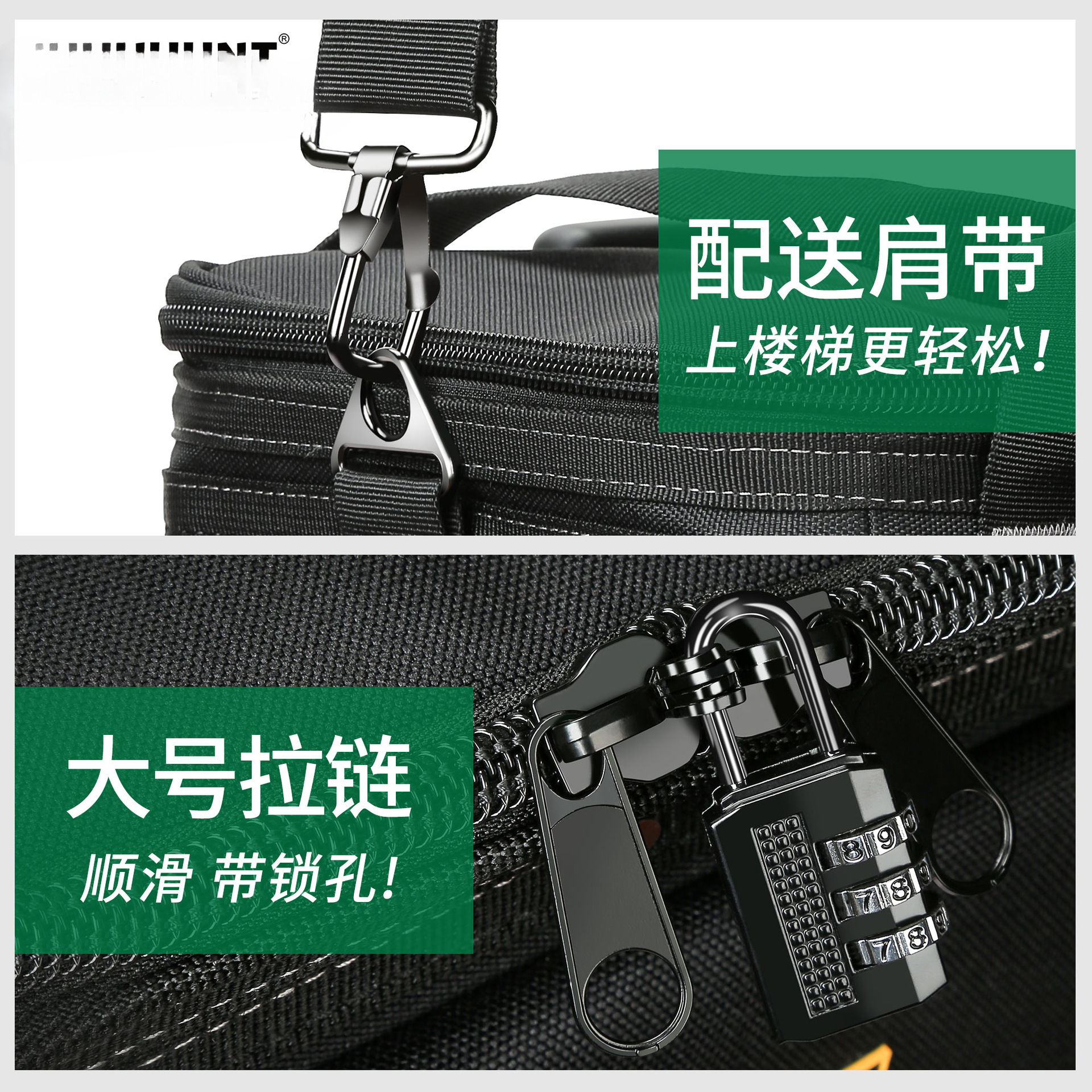 Changshengke grande multifuncional Oxford tela de reparación bolsa eléctrica bolsa de lienzo con rueda tipo barra de tracción bolsa de herramientas