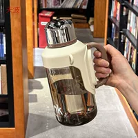 dde портативная ручка, удобная летняя бутылка для воды большой емкости, спортивная бутылка для фитнеса на открытом воздухе, большая чашка для мальчиков, модная мода