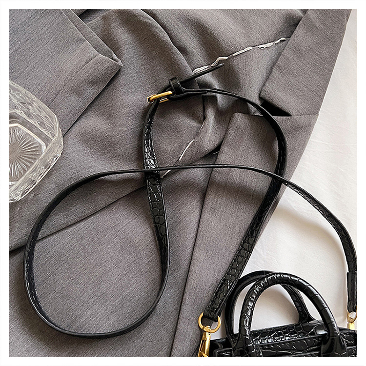 Crossbody Shoulder Bag With Crocodile Pattern For Women_voghion.com