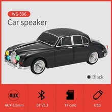 WS596新款现货老爷车车模无线小音响家用汽车超重低音炮蓝牙音箱
