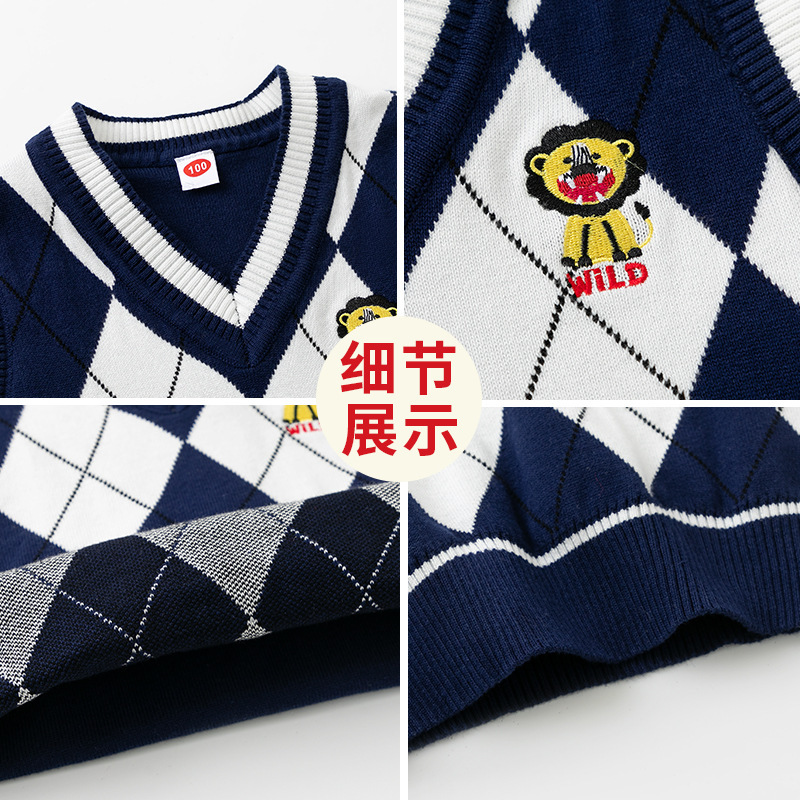 (Wholesale), sweater for boys, fleece autumn children's vest sleevless 2