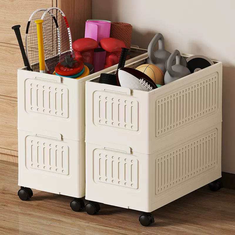 大容量衣物储物箱家用可折叠脏衣篮衣篓玩具收纳箱衣服整理箱带轮