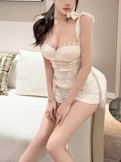 白い甘いスパイシーガール純粋な欲望セクシーなレースのチューブトップボトムストップ胸パッド付き|undefined